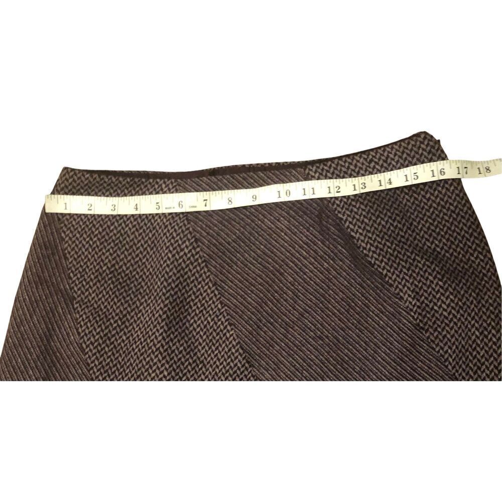Vintage Oraz tweed wool front slit pencil skit with belt loops and hidden back z - Picture 6 of 11